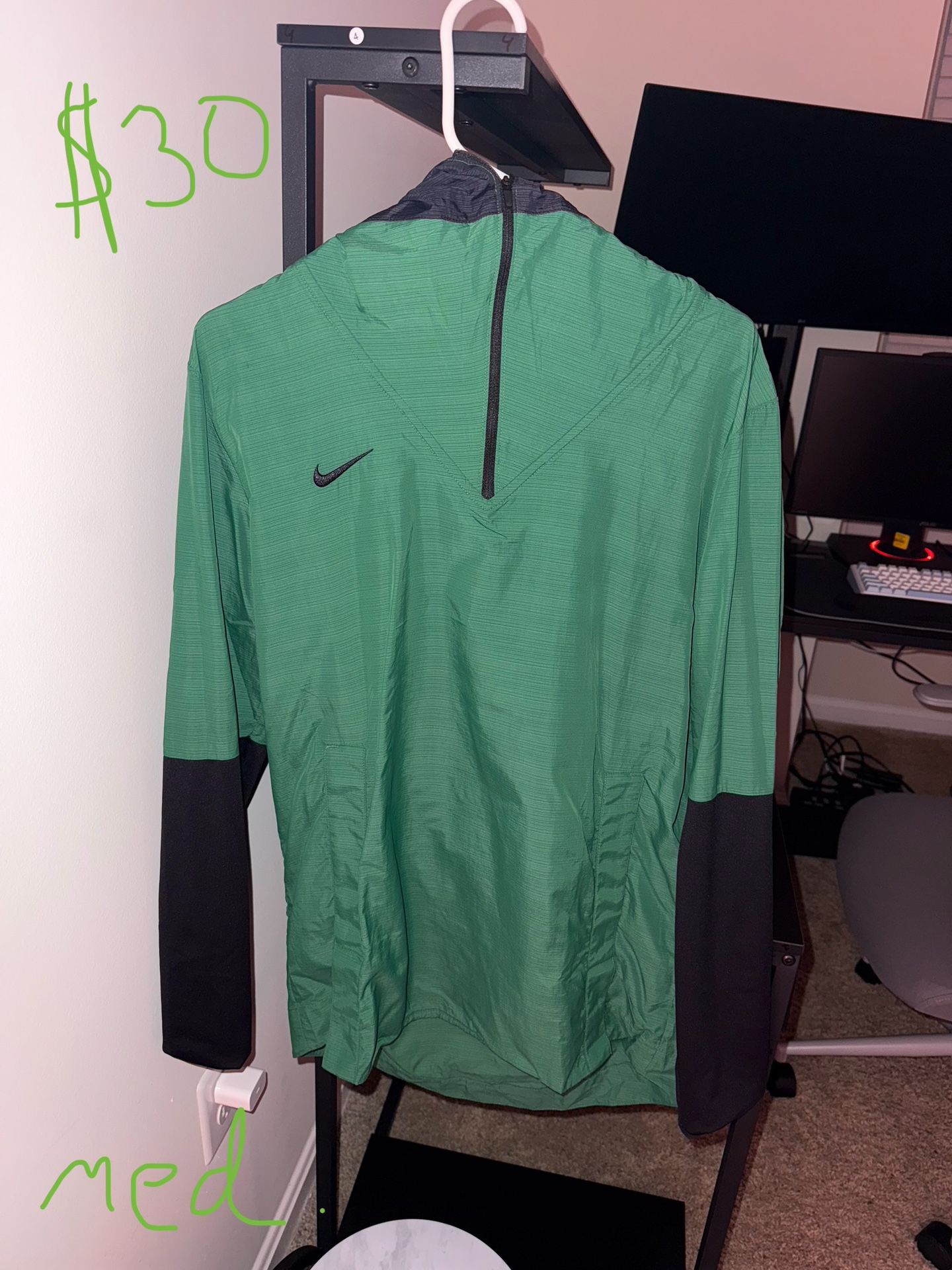 Nike Green Windbreaker