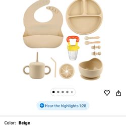 Silicone Baby Feeding Set