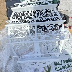 SoCal Buttercup Nail Polish & Essential Oil Organizer (Metal Wall Rack