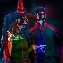 NEW Purge Mask Halloween LED Mask Halloween Costume Light Up Mask 