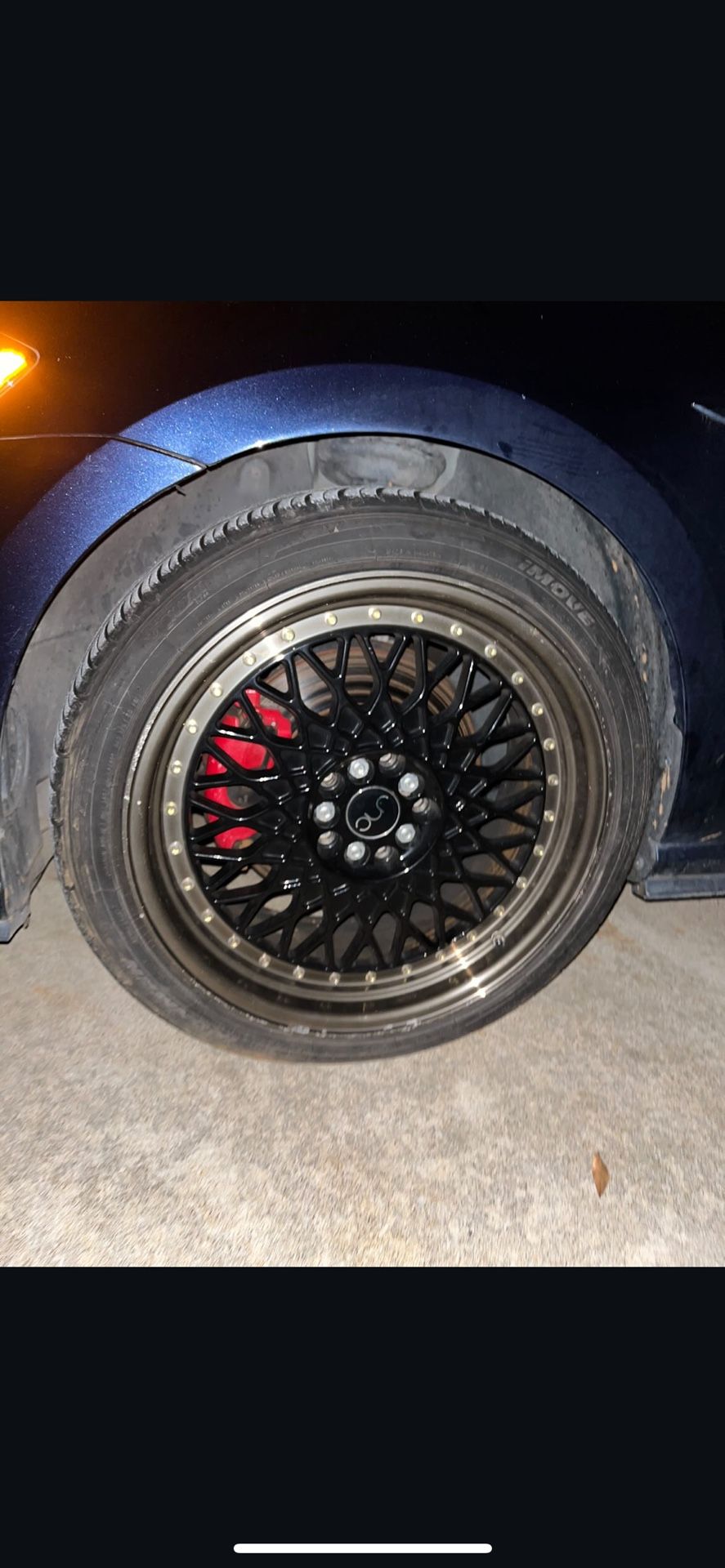 two piece rims Black With Good Outline