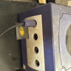 Game cube with promotional edition Zelda game and Mario sunshine