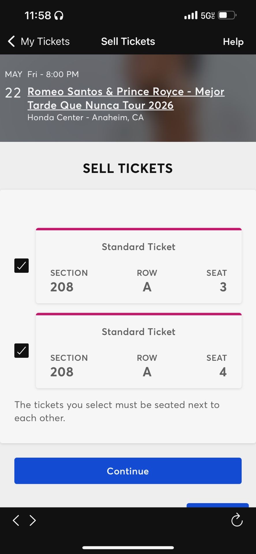 Prince Royce and Romeo Santos Concert