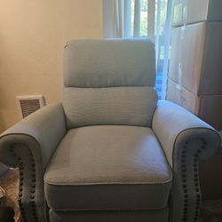 Light Blue Single Couch
