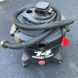 14 Gallon Shop Vac Wet/Dry, Also Can Use As Leaf Blower