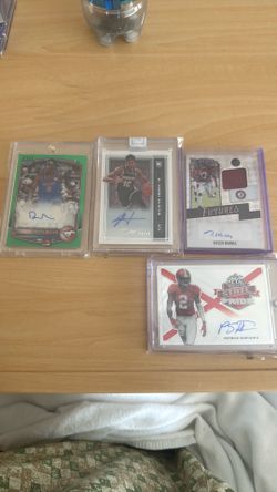 Autographed card lot