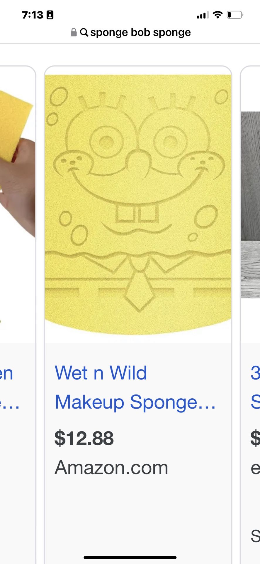 Sponge Bob Makeup