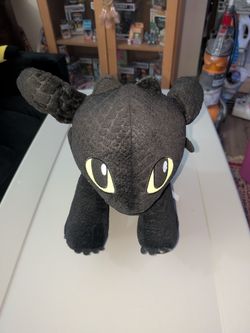 Plush Build A Bear Workshop Toothless How to Train your Dragon BAB Stuffed 13"