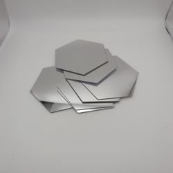 Set Of Hexagon Mirrors