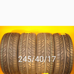 4 New Tires For Sale 245/40/17 We Service Motorcycle Tires