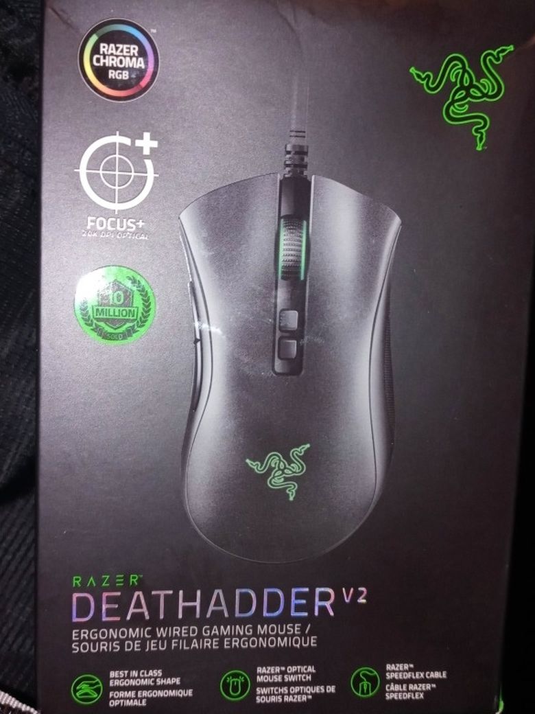 RAZER Deathhadder Computer Wireless Gaming Mouse X2