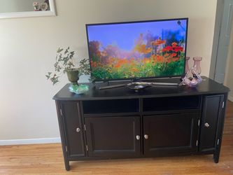Lively black tv cabinet/storage