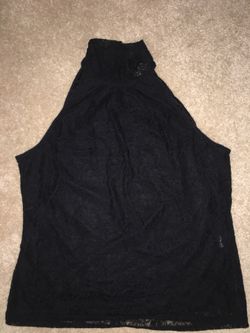 Michael kors lace turtle neck tank