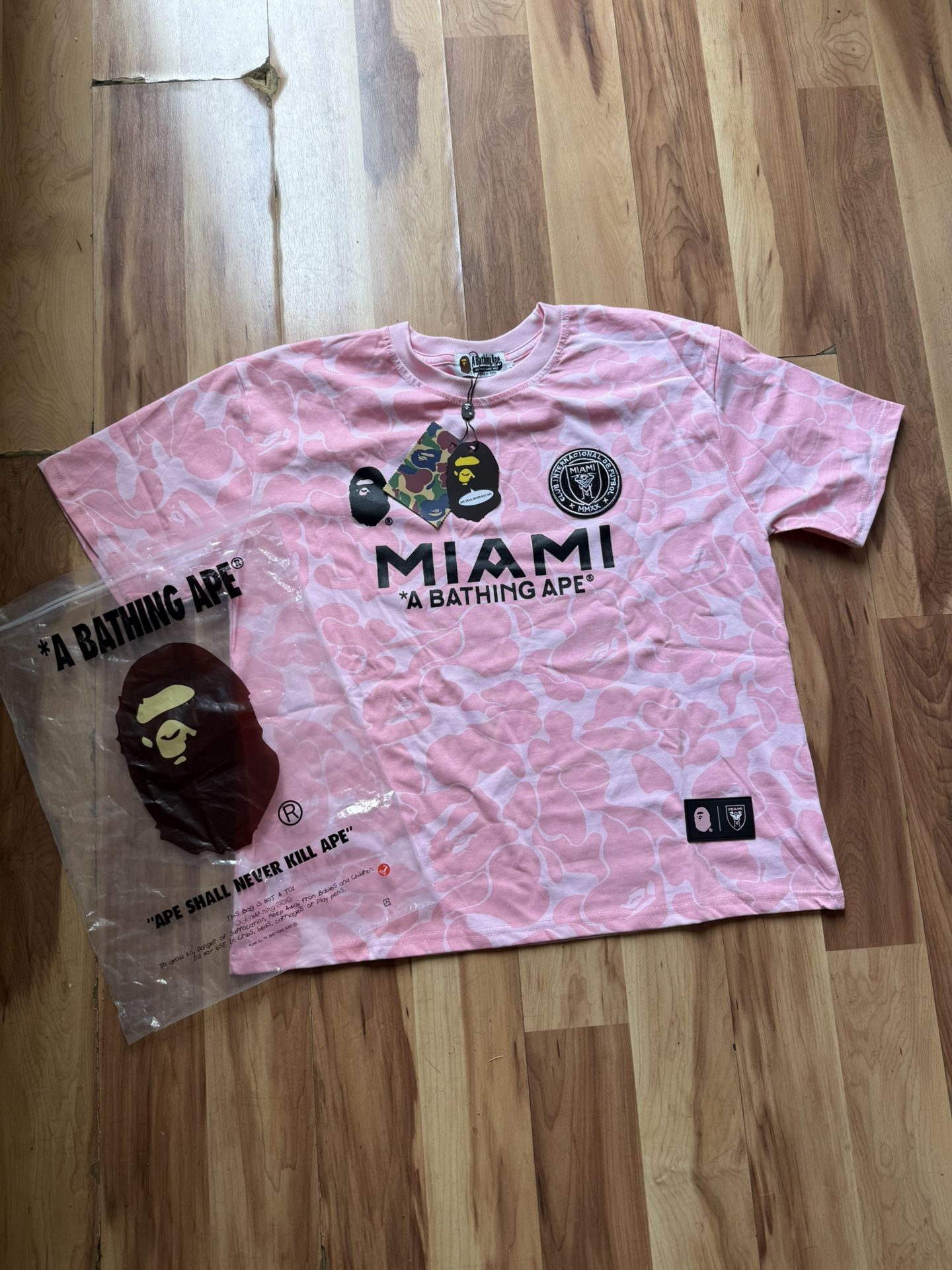 Bape x Inter Miami soccer jersey