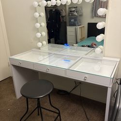 Slaystation Pro Premium Table and Vanity Mirror