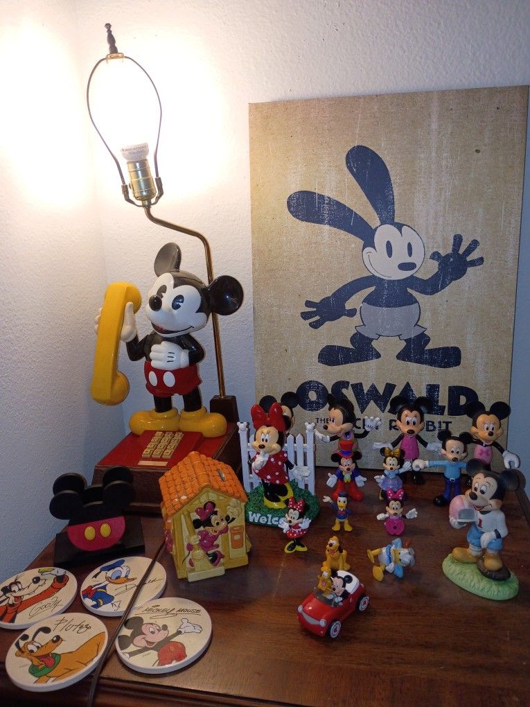 VTG Vintage Mickey & Minnie Mouse Collectibles Lot