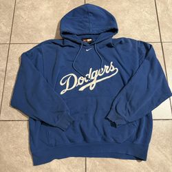 Vintage Dodgers Nike Center Swoosh Hoodie 