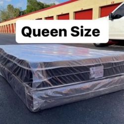 NEW Mattress Queen Size Pillowtop With Box Spring // Offer  🚚