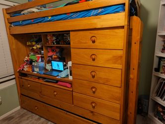 Bunk Bed With Desk And Dresser