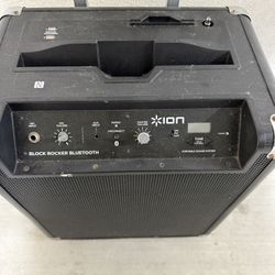 ION Block Rocker Portable Rolling Speaker Black