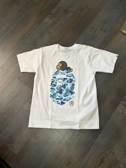 Bathing Ape Blue Camo Tee