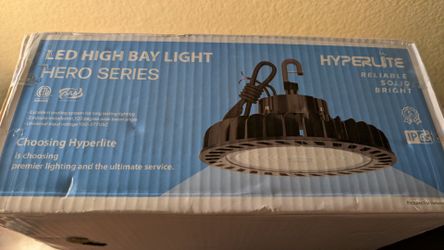 HYPERLITE LED UFO High Bay Lights 250W 36,250lm 1-10V Dimmable 5000K 5' Cable