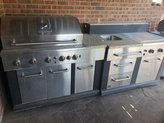 Master Forge Grill and Outdoor Kitchen - 3 Pieces