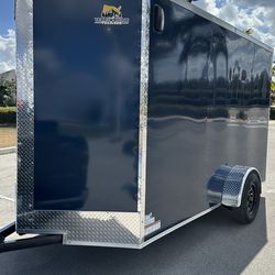NEW 2026 6x12 SA 7’ height enclosed trailer