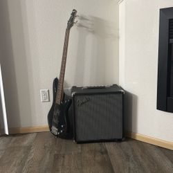 Ibanez Guitar And Fender Bass Amp