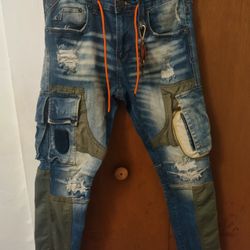 Snuggle Moon Denim Jeans Men's 32x32