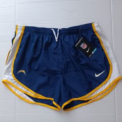 Women's Large Los Angeles Chargers Nike Dri-Fit Running/Football Shorts