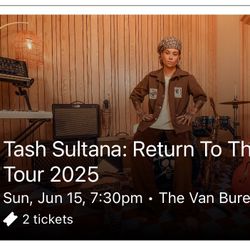 Tash Sultana 6/15 