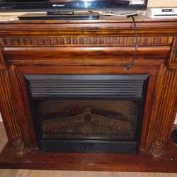 Vintage Electric Fireplace: Former Venice City Hall Piece