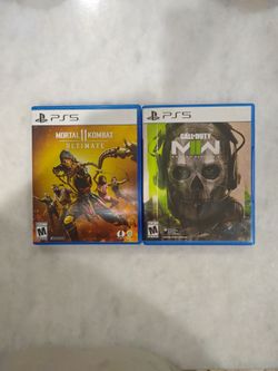 Ps5 games mortal Kombat and  CODMWII