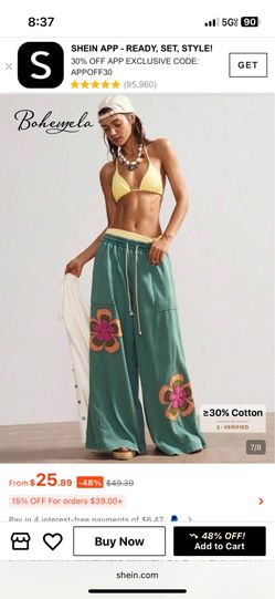 Extra wide leg pants 🌻🌺