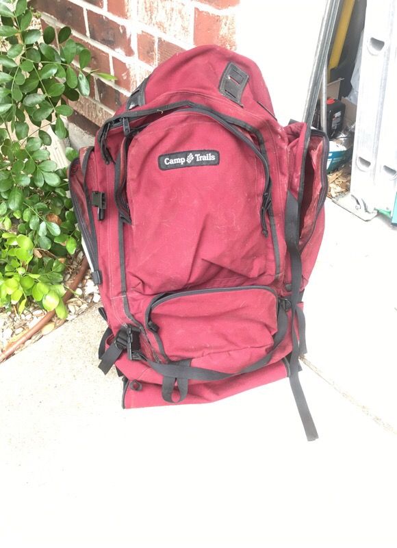 Internal frame hiking backpack