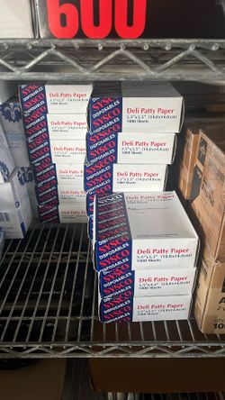 Deli Patty Paper Have 21 Unopened Boxes  