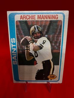Archie Manning New Orleans Saints Football Card