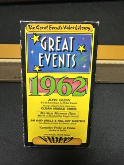 Great events 1962 VHS