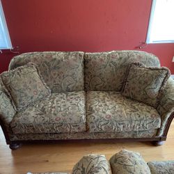 Set of Couch, Armchairs, and Ottoman from Clayton Marcus