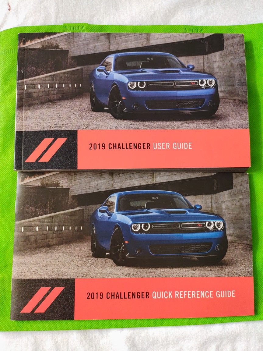 Challenger 2019 Owner Guide Dodge Reference