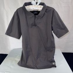 KC Gray Quarter-Zip Polo Shirt