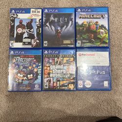 6 Ps4 Games Most Not Used