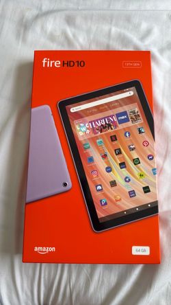 Amazon Fire HD 10 tablet (newest model) built for relaxation, 10.1" vibrant Full HD screen, octa-core processor, 3 GB RAM, 64 GB, Lilac