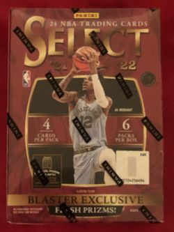Brand New & Sealed 2021-22 Panini Select Basketball Blaster Box
