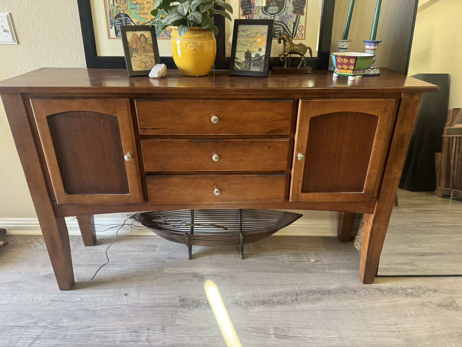 Solid Wood Entry Piece  