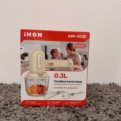 IHOM IHM-1103E cordless hand mixer