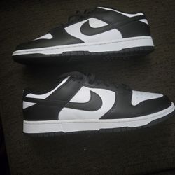 Mens Size 14 Black And White Panda Dunks 