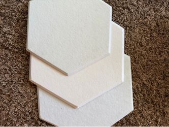 Acoustic Hexagon Panels - Sound Proof Foam Panels for Walls