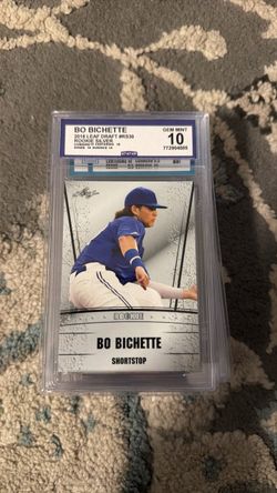 Bo Bichette 2018 Leaf Draft Rookie Silver CCG 10
